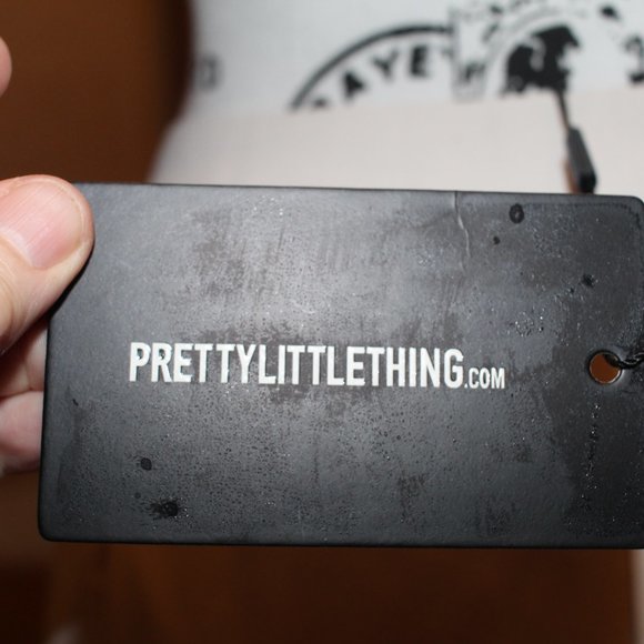 Pretty Little Thing Cream Tailored Trousers Size 12 NWT - Picture 7 of 15